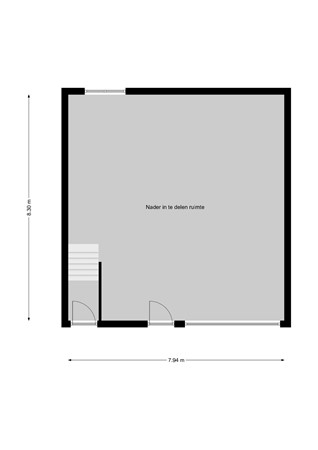 Floorplan - Willem Beukelszstraat 36, 3027 CM Rotterdam